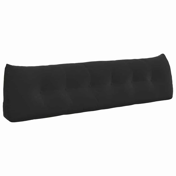 Vidaxx coussin de dossier noir 180 x 24 x 50 cm velours