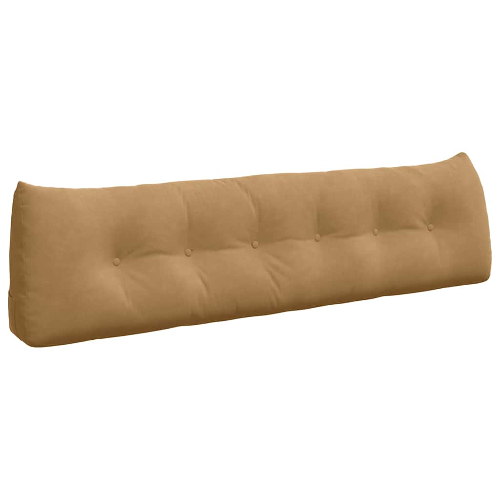 Vidaxx coussin de dossier marron 180 x 24 x 50 cm velours