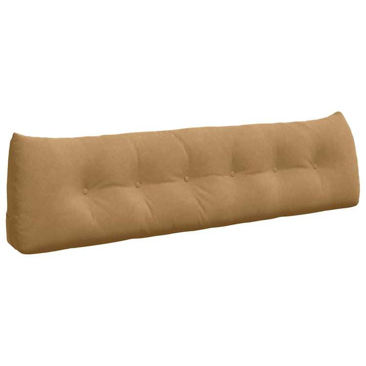 Vidaxx coussin de dossier marron 180 x 24 x 50 cm velours