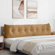 Vidaxx coussin de dossier marron 200 x 24 x 50 cm velours