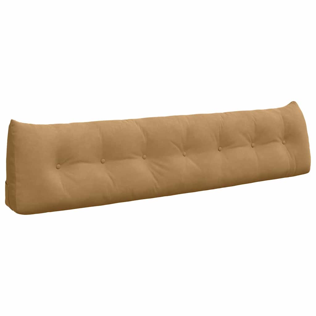 Vidaxx coussin de dossier marron 200 x 24 x 50 cm velours