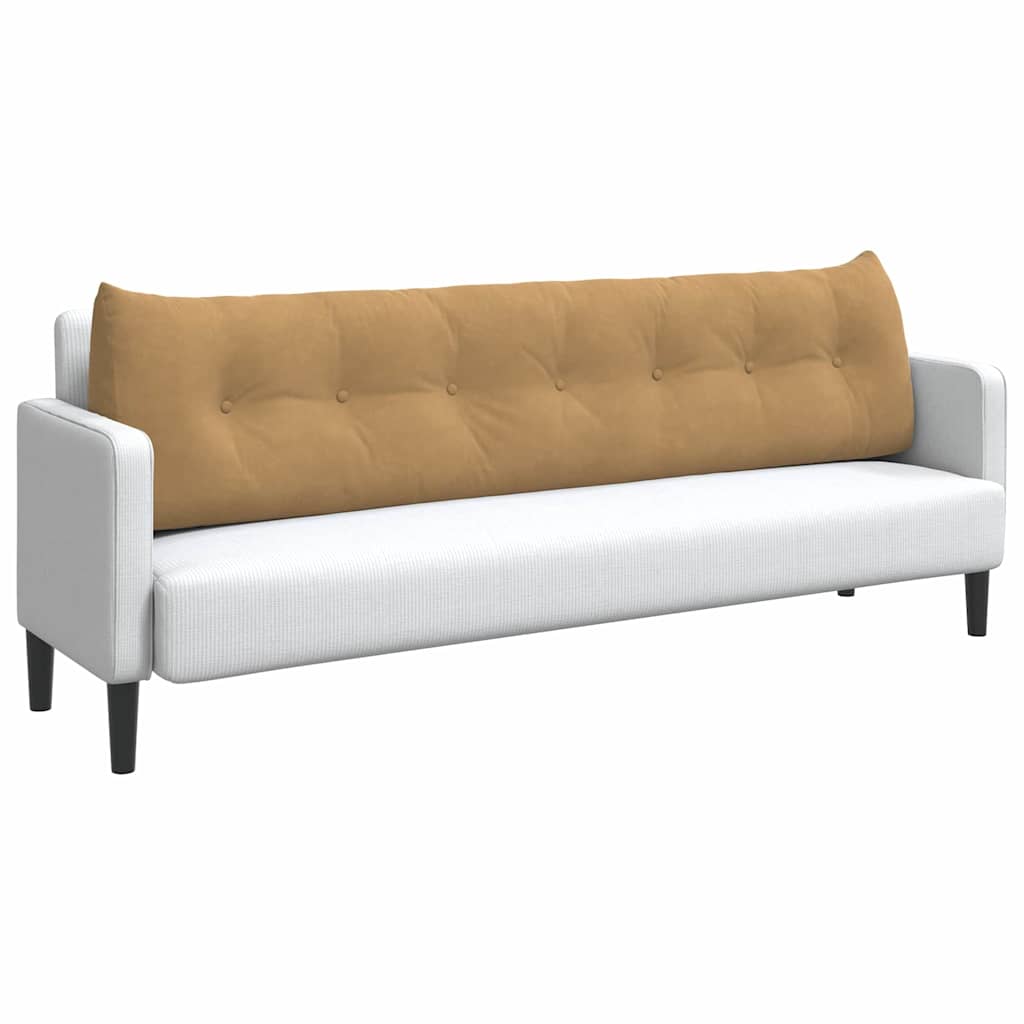 Vidaxx coussin de dossier marron 200 x 24 x 50 cm velours
