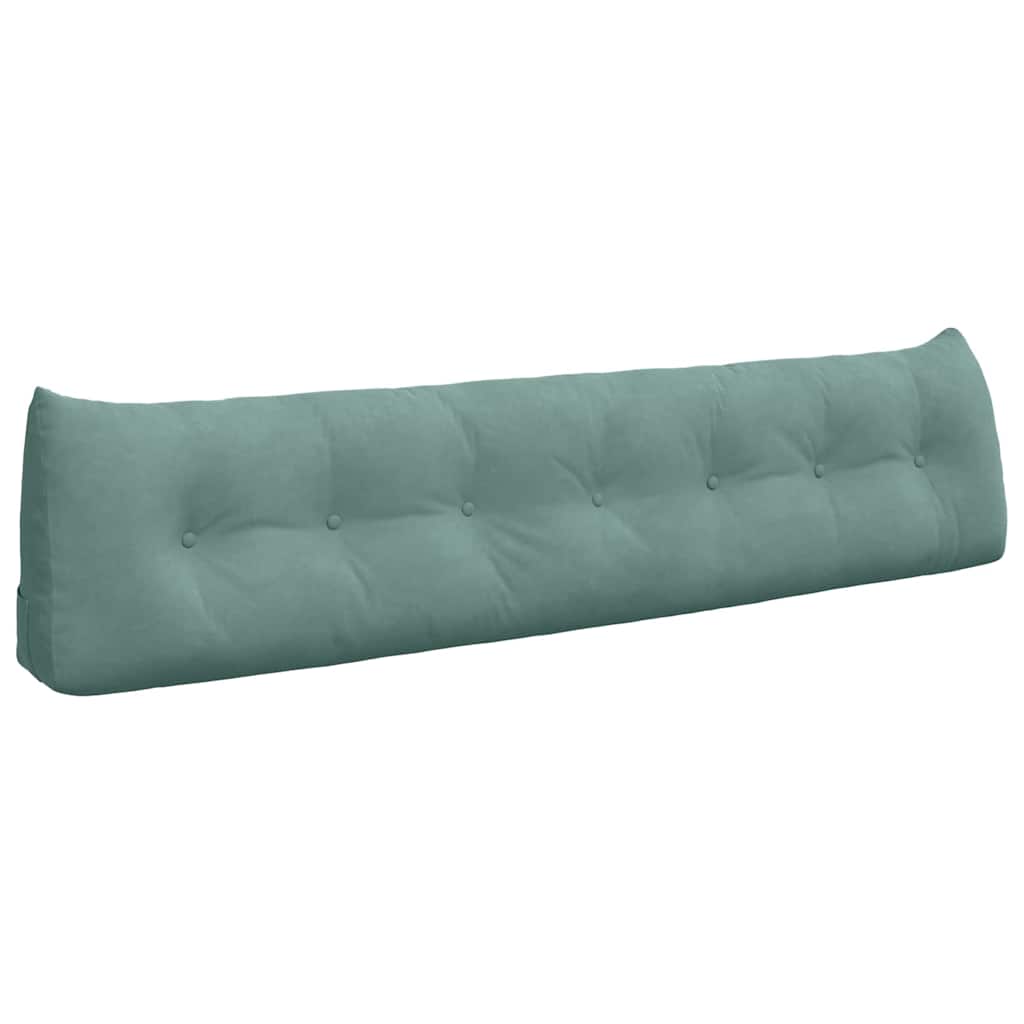 Vidaxx coussin de dossier vert d'eau 200 x 24 x 50 cm velours