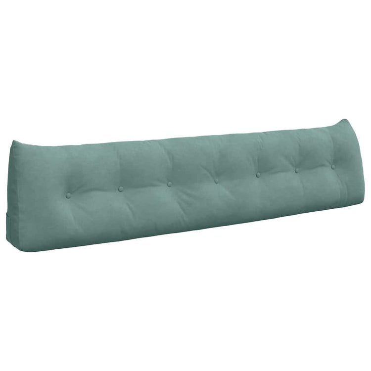 Vidaxx coussin de dossier vert d'eau 200 x 24 x 50 cm velours