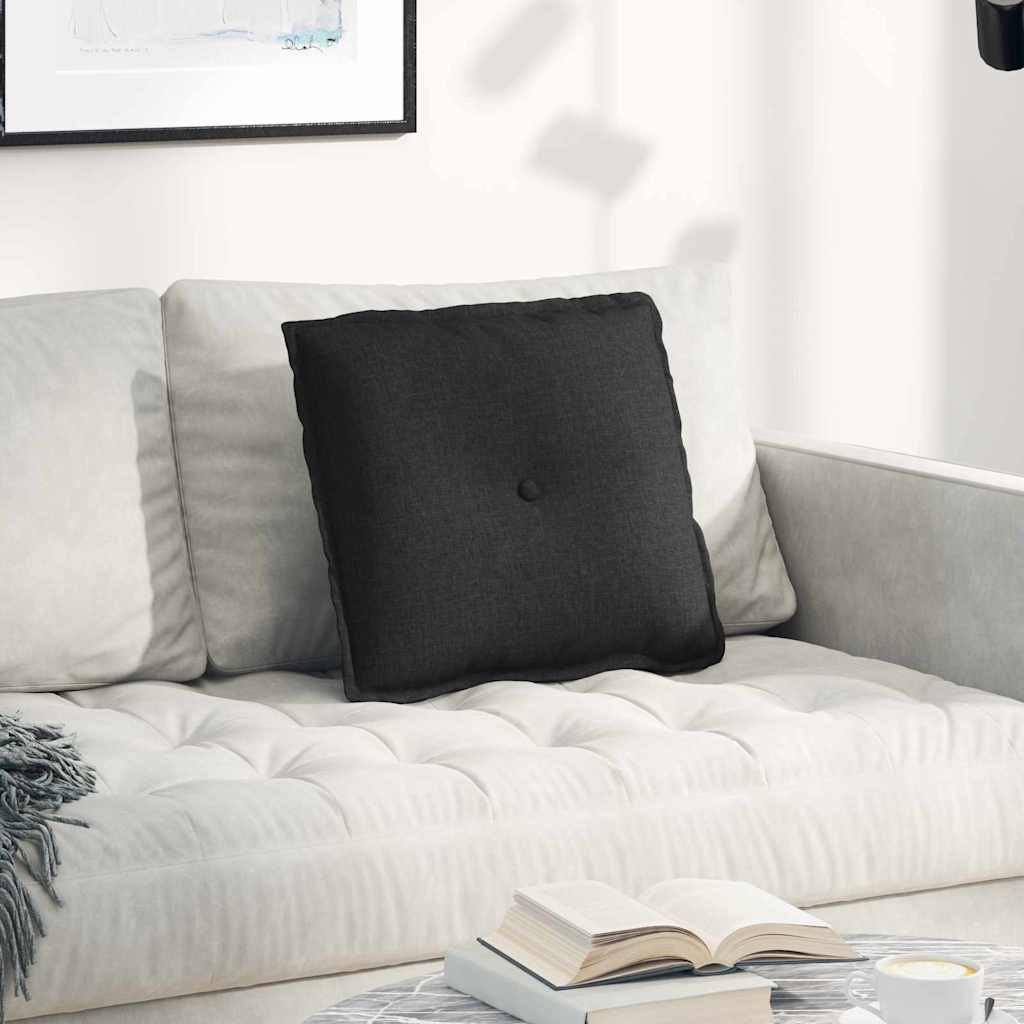 Vidaxx coussin de dossier noir 50 x 19 x 45 cm tissu