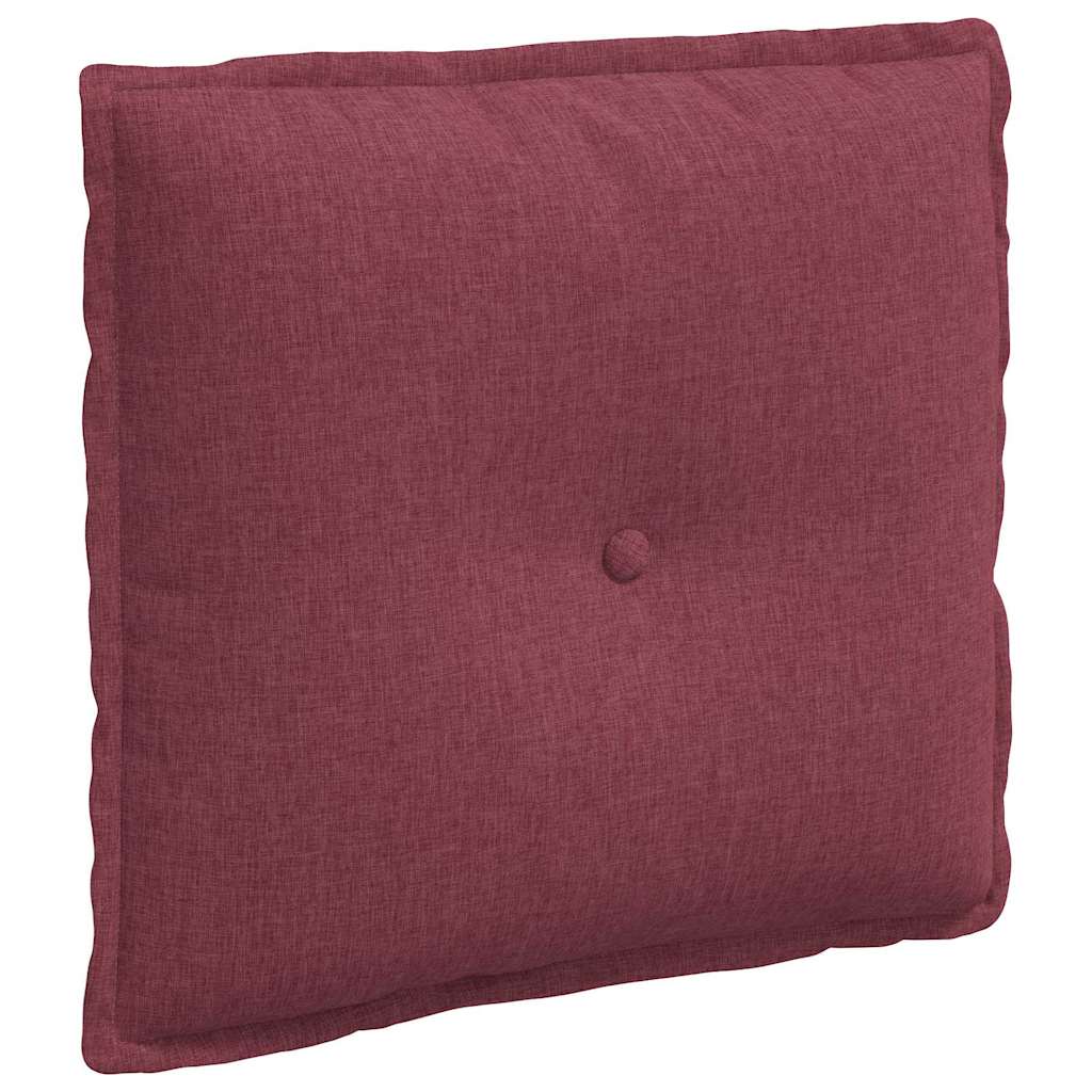 Vidaxx coussin de dossier rouge vin 50 x 19 x 45 cm tissu