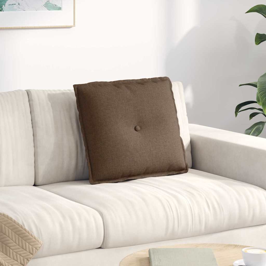 Vidaxx coussin de dossier marron 50 x 19 x 45 cm tissu