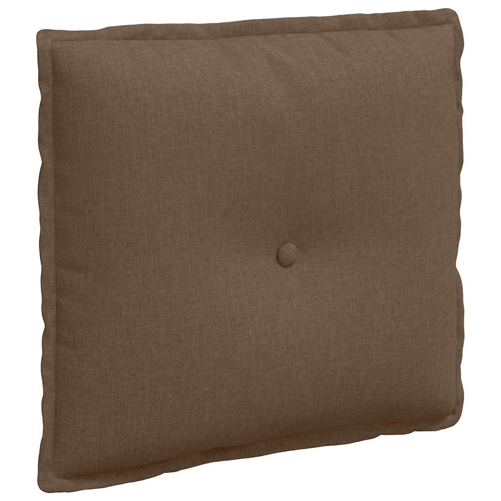 Vidaxx coussin de dossier marron 50 x 19 x 45 cm tissu