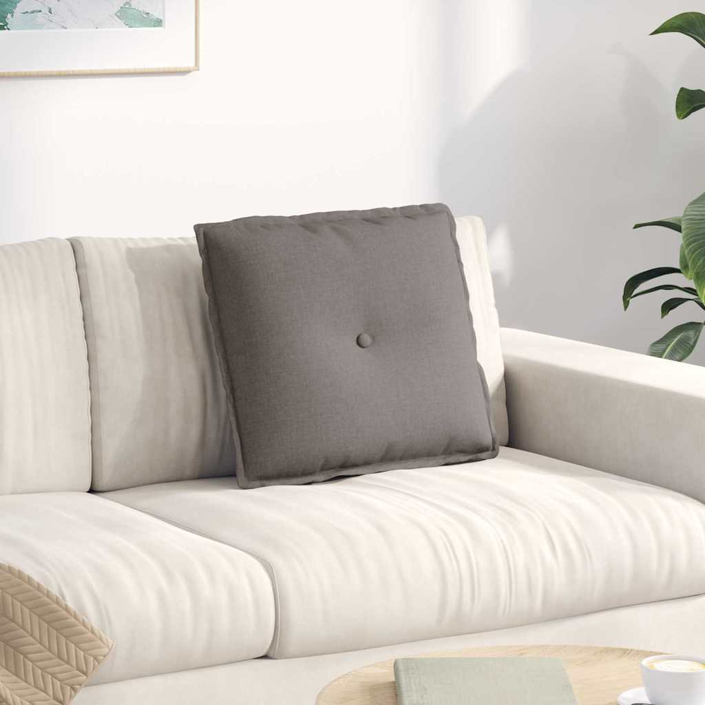 Vidaxx coussin de dossier taupe 50 x 19 x 45 cm tissu