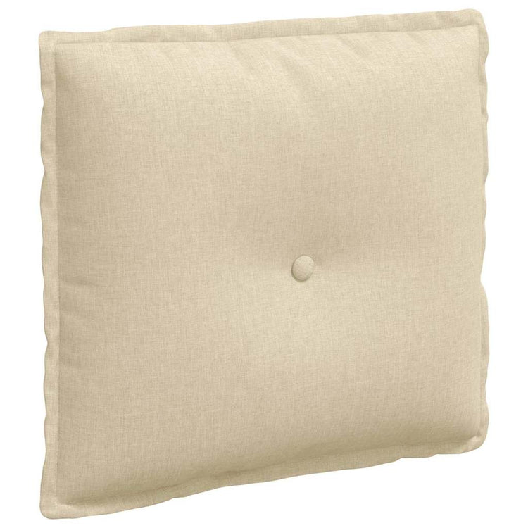 Vidaxx coussin de dossier crème 50 x 19 x 45 cm tissu