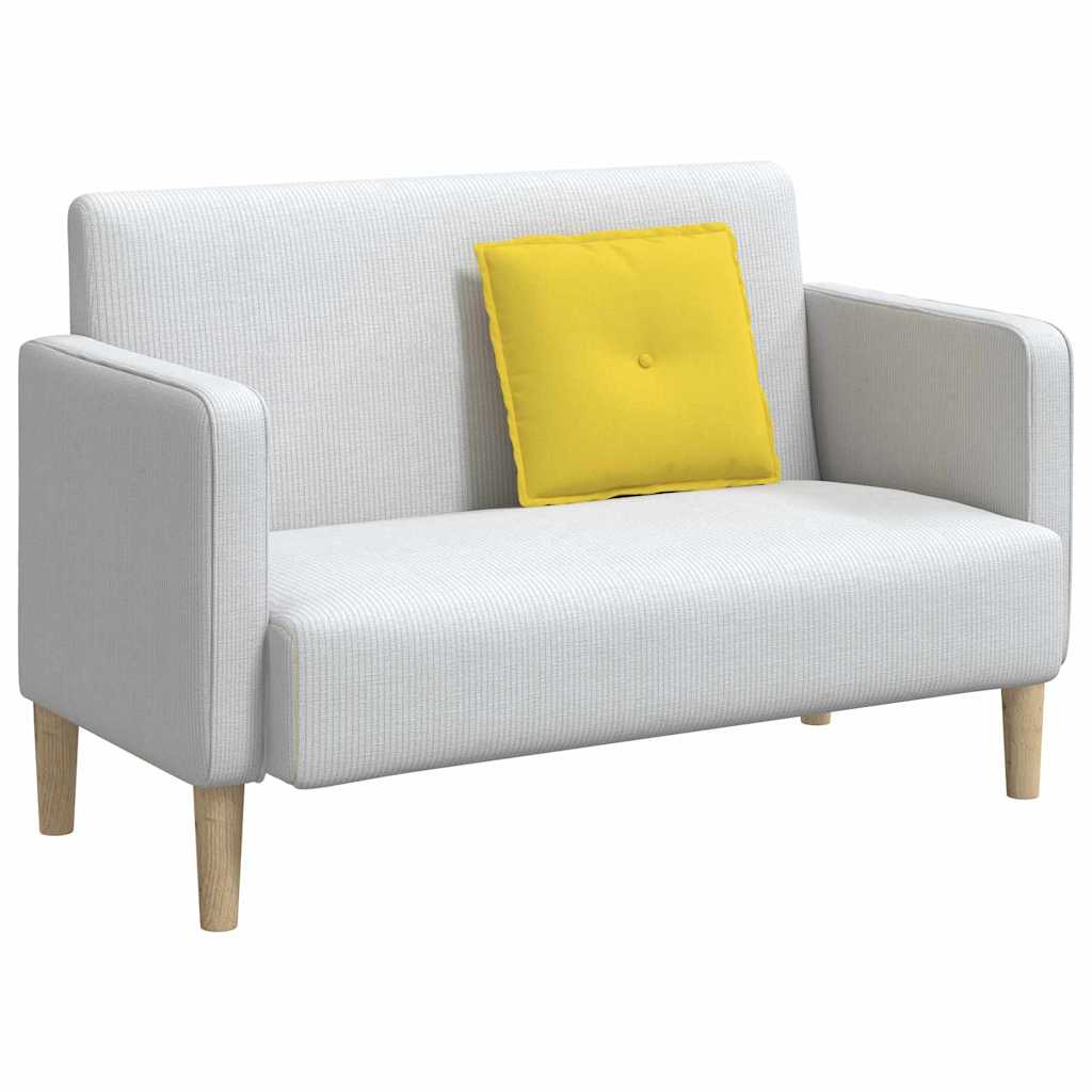 Vidaxx coussin de dossier jaune clair 50 x 19 x 45 cm tissu