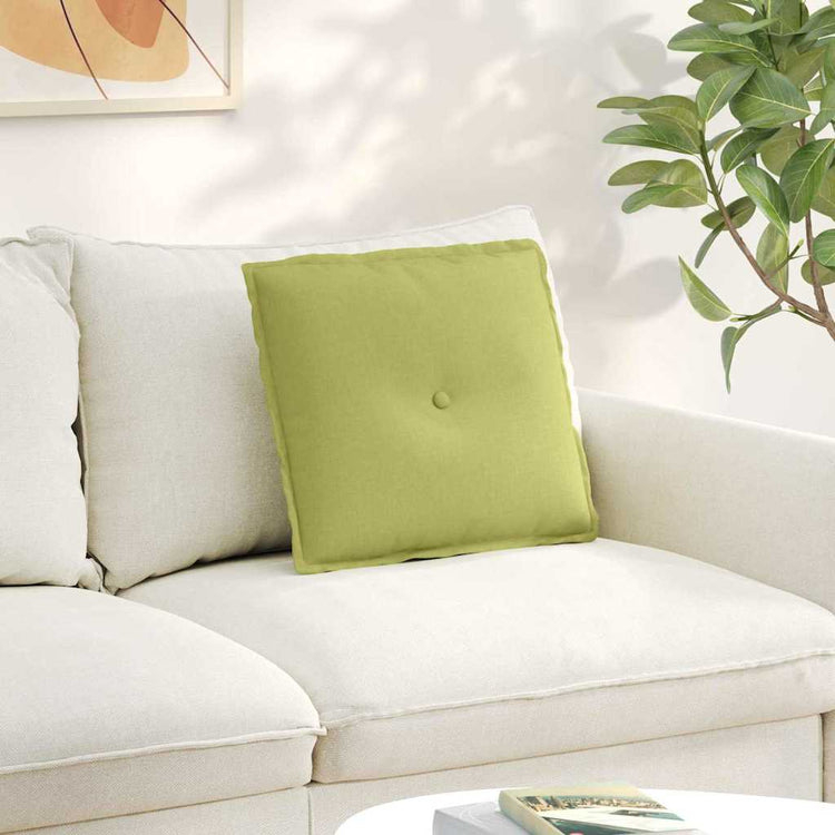 Vidaxx coussin de dossier vert clair 50 x 19 x 45 cm tissu