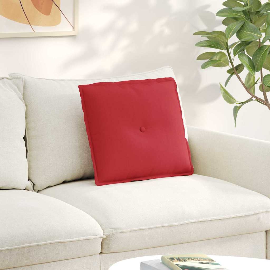 Vidaxx coussin de dossier rouge 50 x 19 x 45 cm tissu