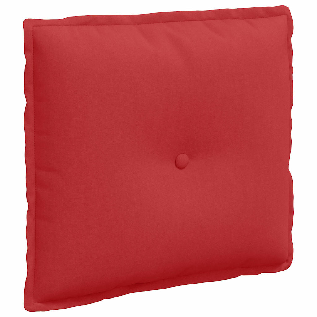 Vidaxx coussin de dossier rouge 50 x 19 x 45 cm tissu