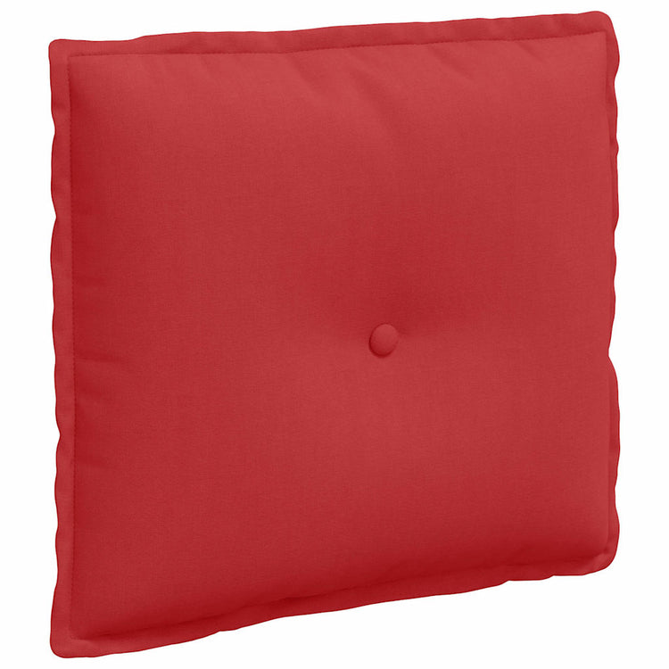 Vidaxx coussin de dossier rouge 50 x 19 x 45 cm tissu
