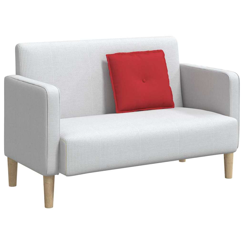 Vidaxx coussin de dossier rouge 50 x 19 x 45 cm tissu