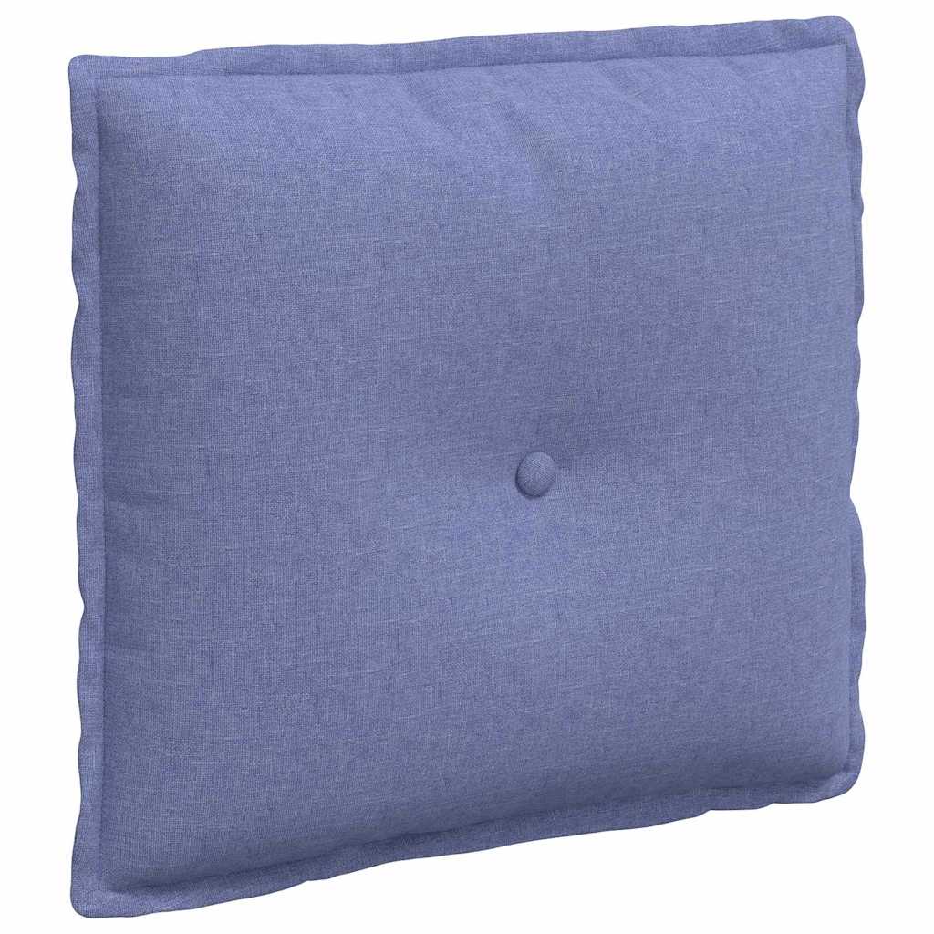 Vidaxx coussin de dossier jeans bleu 50 x 19 x 45 cm tissu