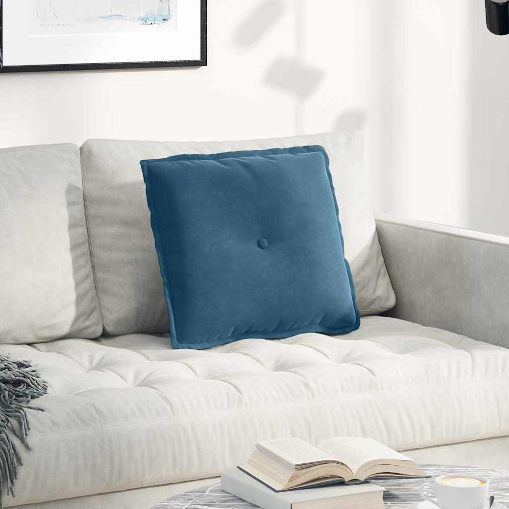 Vidaxx coussin de dossier bleu 50 x 45 cm tissu corde