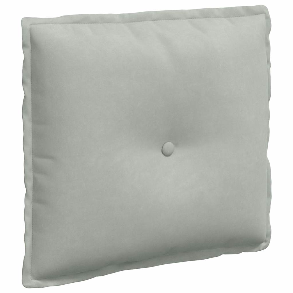 Vidaxx coussin de dossier gris clair 50 x 45 cm tissu corde