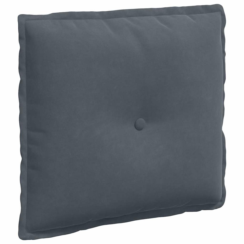 Vidaxx coussin de dossier gris foncé 50 x 45 cm tissu corde