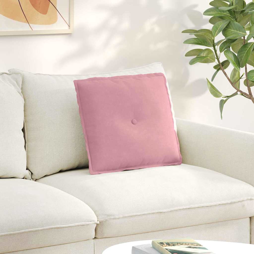 Vidaxx coussin de dossier rose 50 x 45 cm tissu corde