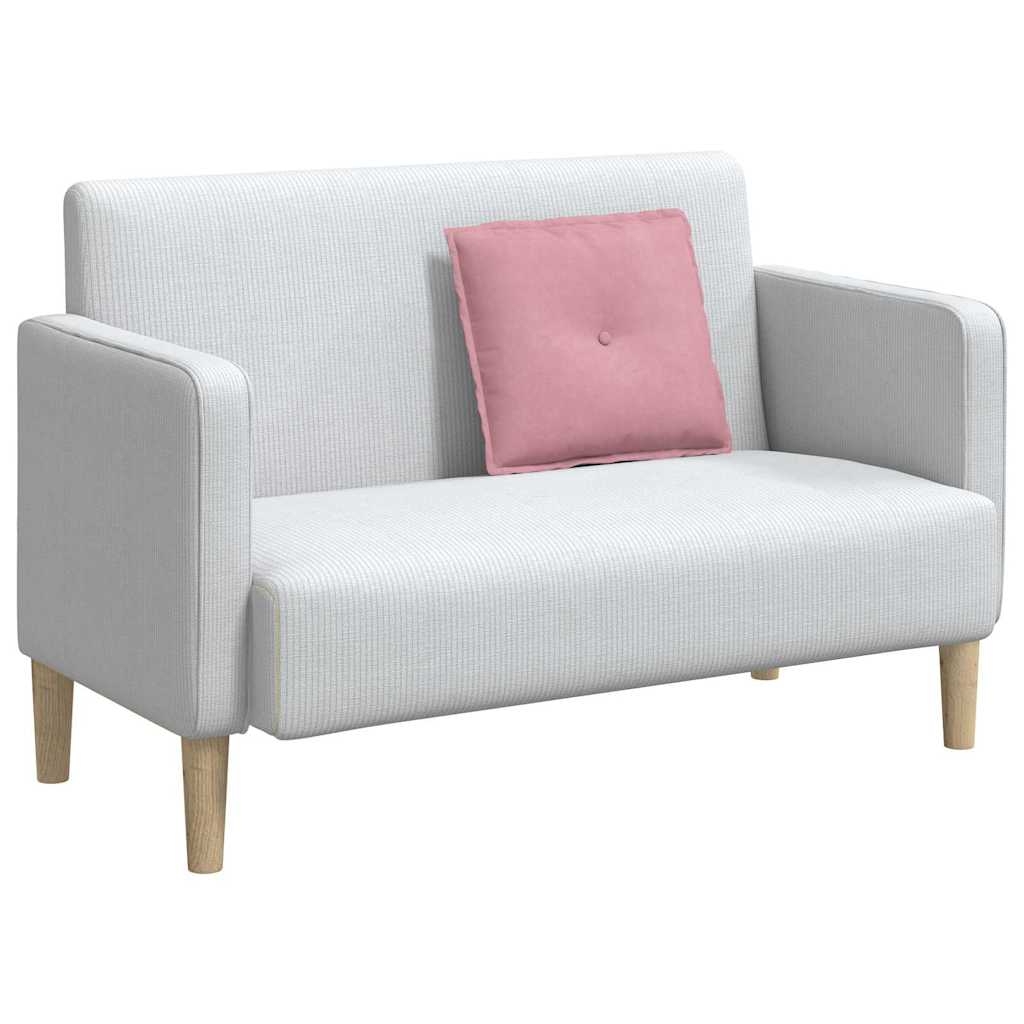 Vidaxx coussin de dossier rose 50 x 45 cm tissu corde