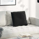 Vidaxx coussin de dossier noir 50 x 45 cm tissu corde