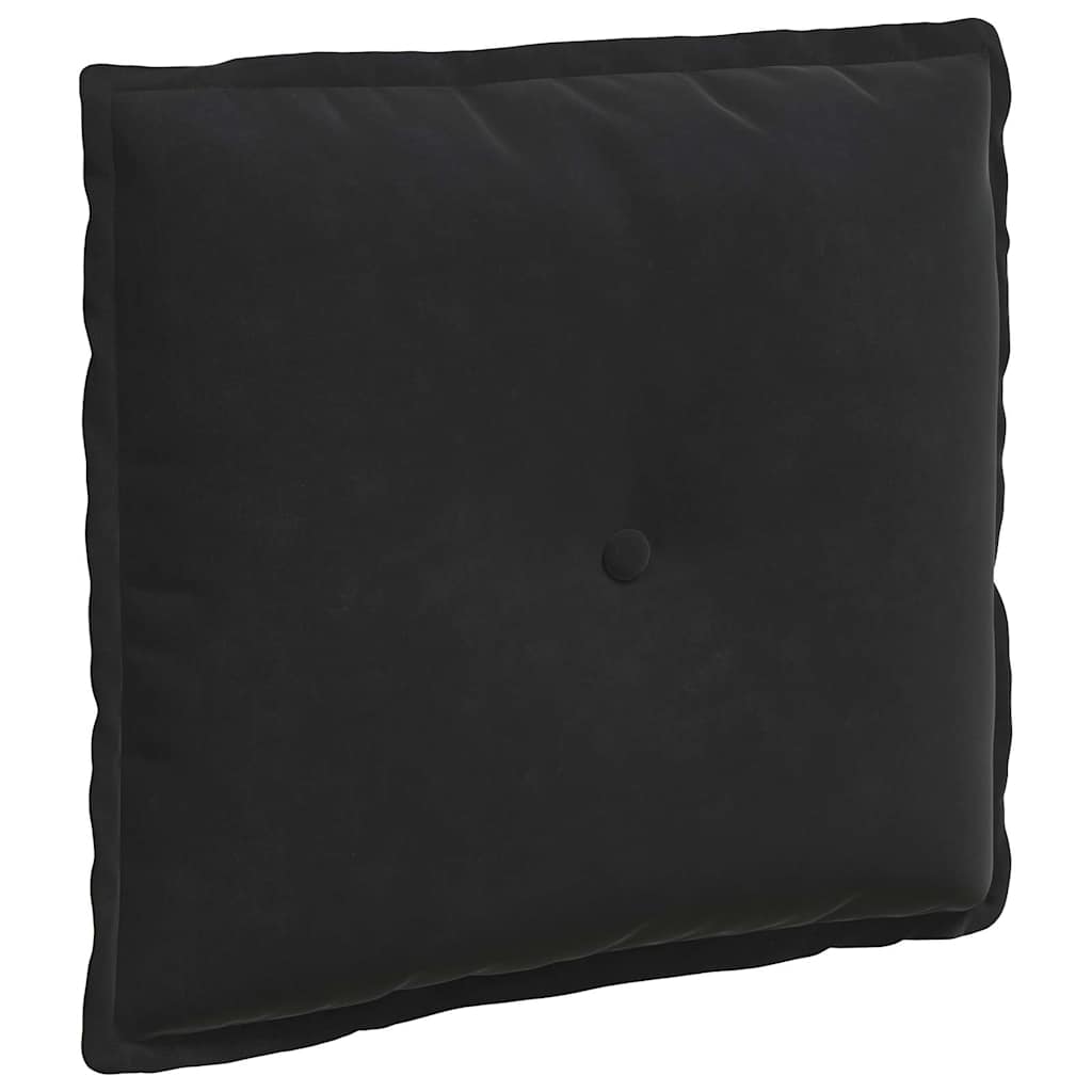 Vidaxx coussin de dossier noir 50 x 45 cm tissu corde
