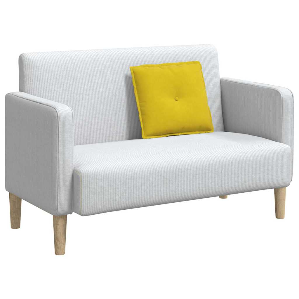 Vidaxx coussin de dossier jaune 50 x 45 cm tissu corde