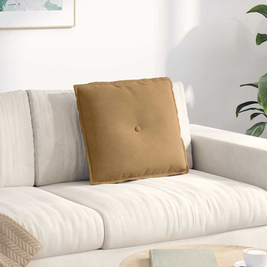 Vidaxx coussin de dossier marron 50 x 45 cm tissu corde
