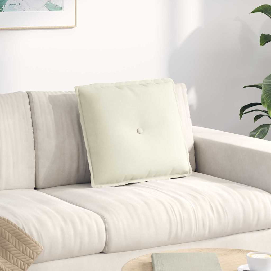 Vidaxx coussin de dossier crème 50 x 45 cm tissu corde