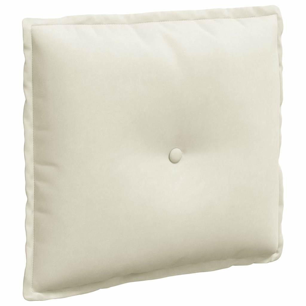 Vidaxx coussin de dossier crème 50 x 45 cm tissu corde