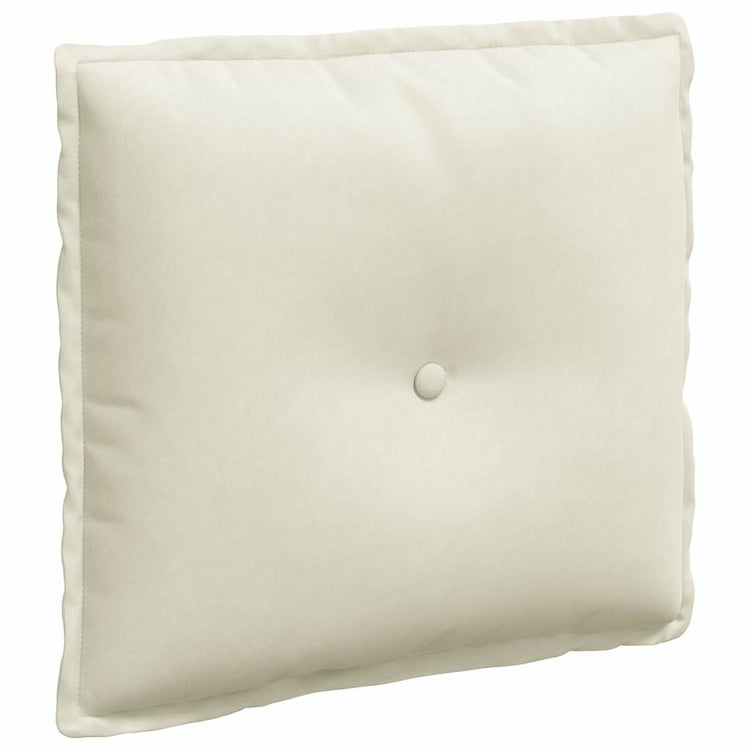 Vidaxx coussin de dossier crème 50 x 45 cm tissu corde