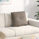 Vidaxx coussin de dossier taupe 50 x 45 cm tissu microfibre
