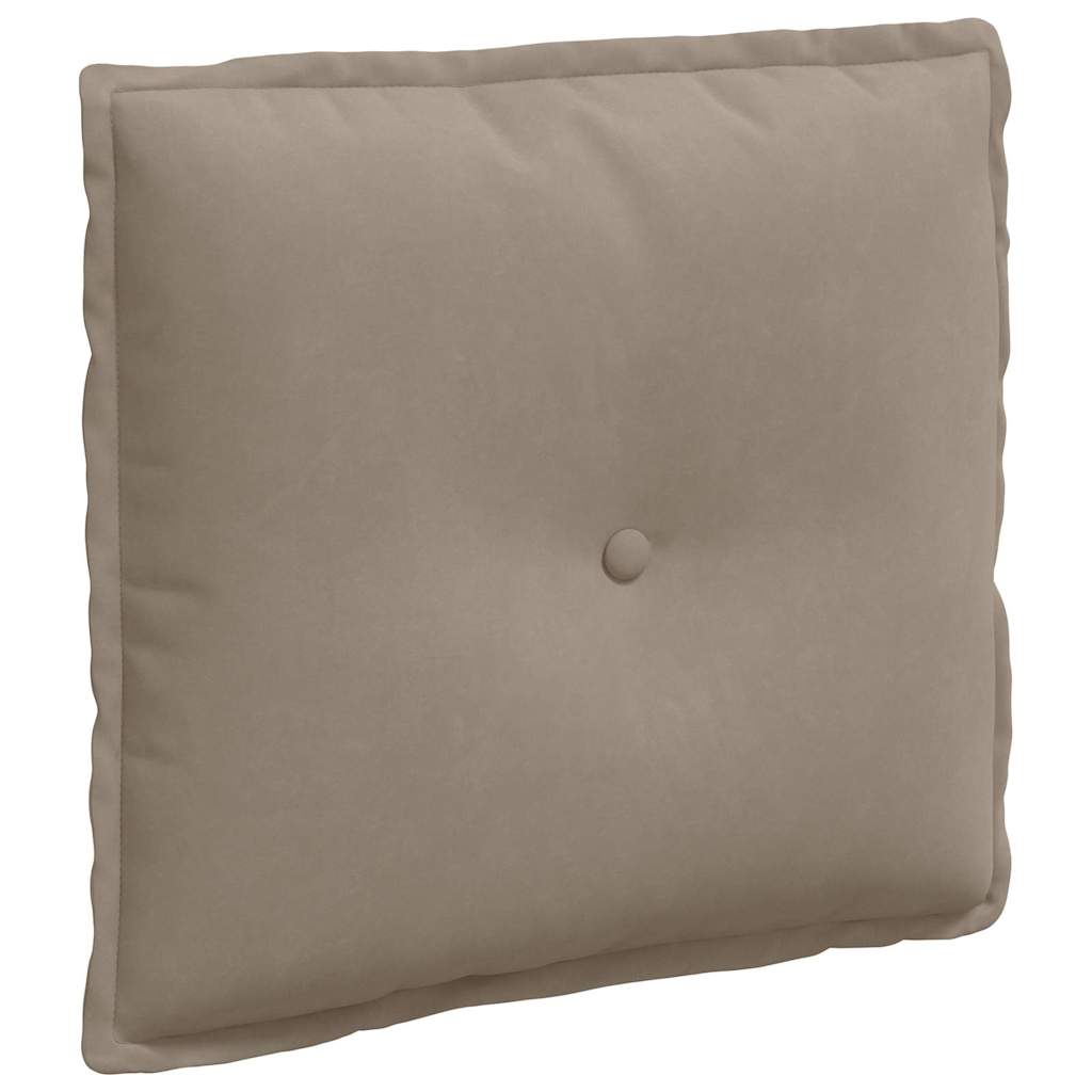 Vidaxx coussin de dossier taupe 50 x 45 cm tissu microfibre