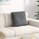 Vidaxx coussin de dossier gris foncé 50 x 45 cm tissu microfibre