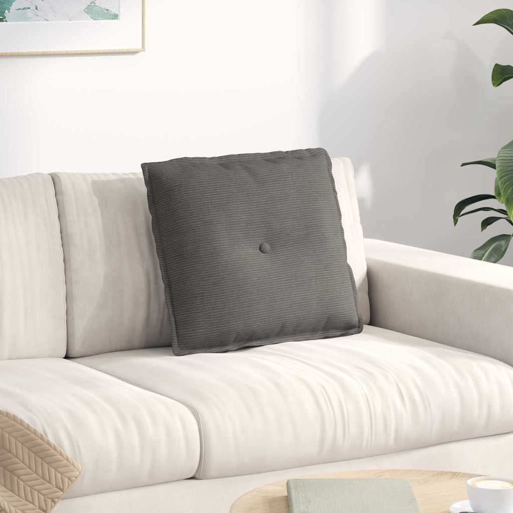 Vidaxx coussin de dossier gris clair 50 x 45 cm tissu corde