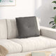 Vidaxx coussin de dossier gris clair 50 x 45 cm tissu corde