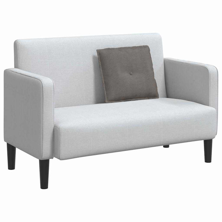 Vidaxx coussin de dossier gris clair 50 x 45 cm tissu corde