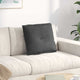 Vidaxx coussin de dossier gris foncé 50 x 45 cm tissu corde