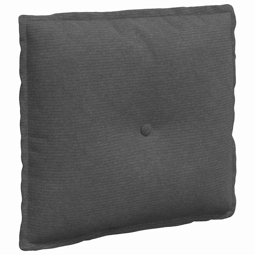 Vidaxx coussin de dossier gris foncé 50 x 45 cm tissu corde
