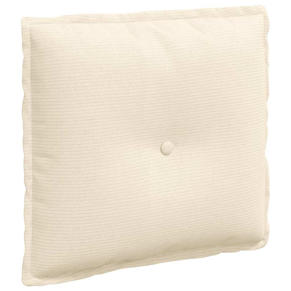 Vidaxx coussin de dossier crème 50 x 45 cm tissu corde