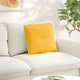 Vidaxx coussin de dossier jaune clair 50 x 45 cm tissu corde