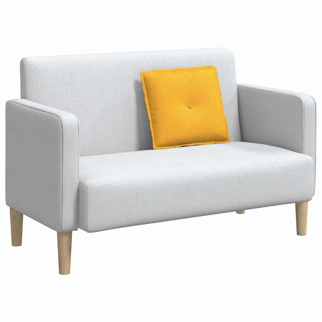 Vidaxx coussin de dossier jaune clair 50 x 45 cm tissu corde