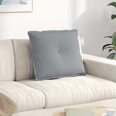 Vidaxx coussin de dossier gris clair 60 x 19 x 50 cm tissu