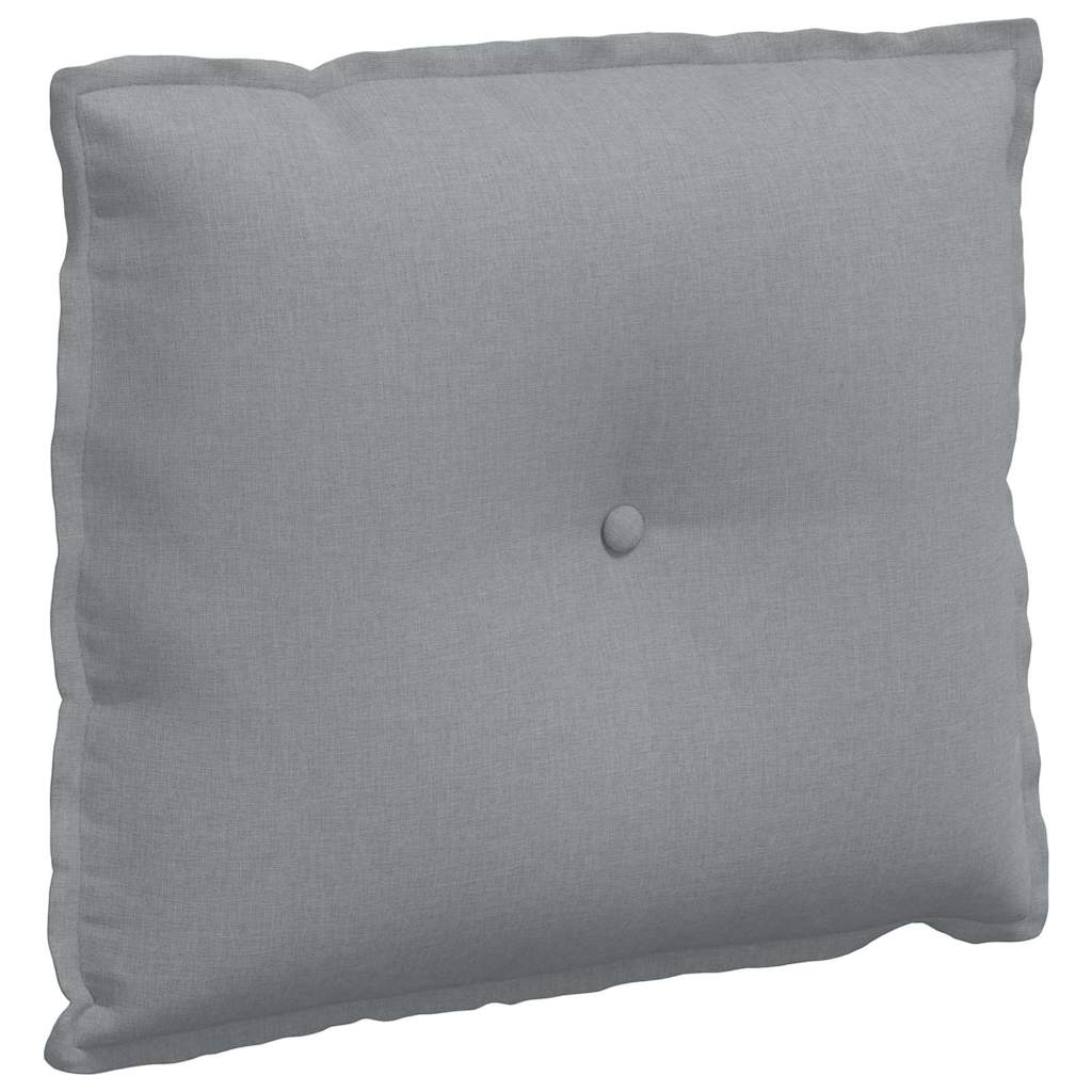 Vidaxx coussin de dossier gris clair 60 x 19 x 50 cm tissu