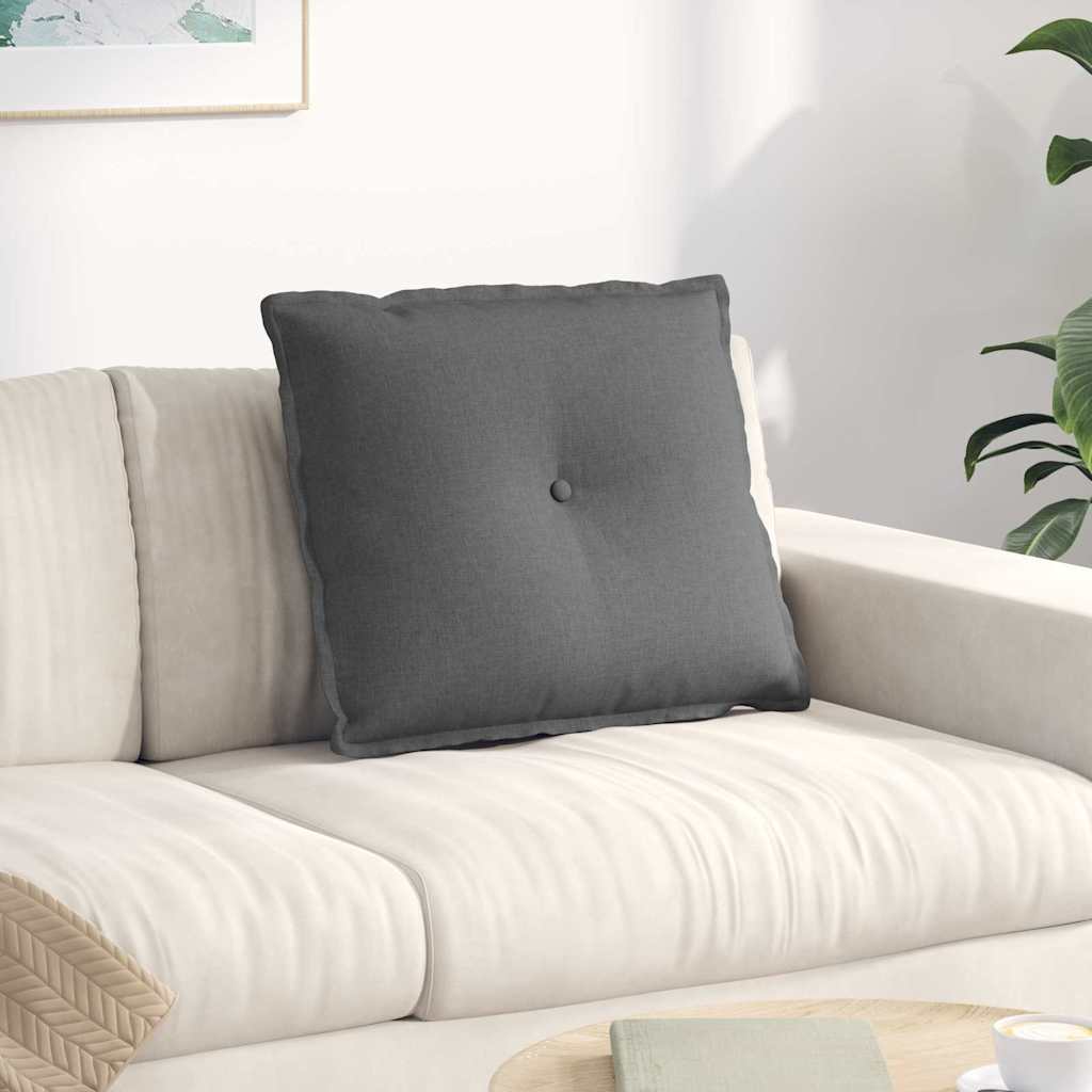 Vidaxx coussin de dossier gris foncé 60 x 19 x 50 cm tissu