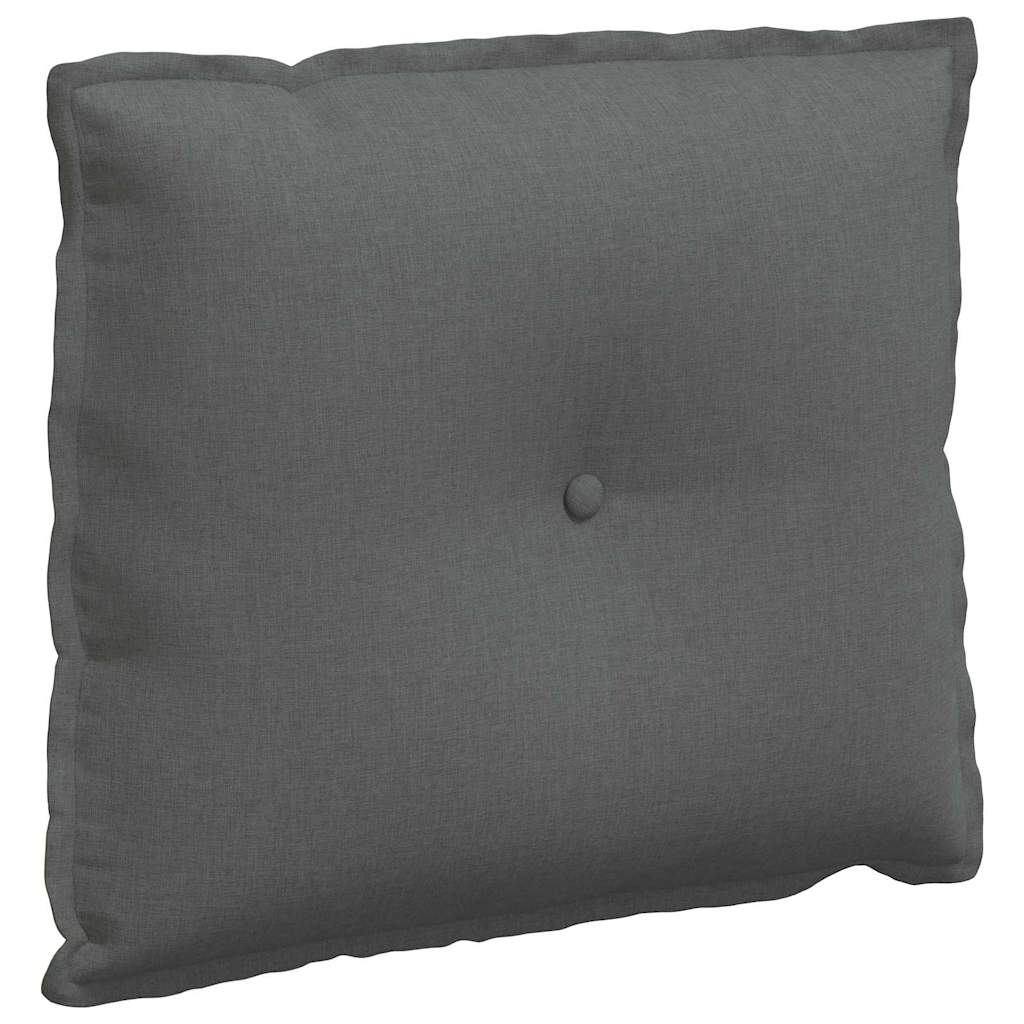 Vidaxx coussin de dossier gris foncé 60 x 19 x 50 cm tissu