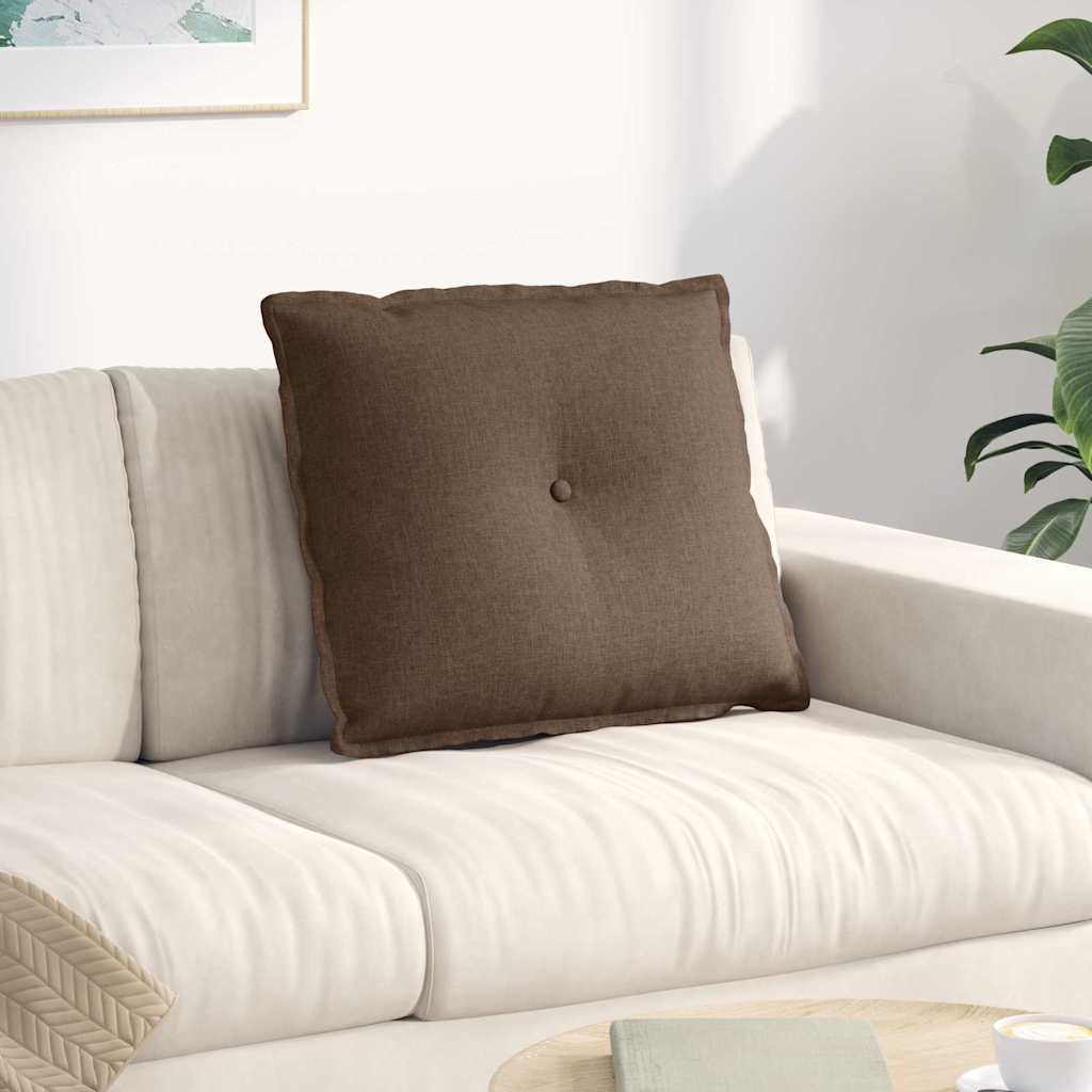 Vidaxx coussin de dossier marron 60 x 19 x 50 cm tissu