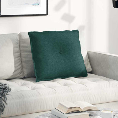 Vidaxx coussin de dossier vert foncé 60 x 19 x 50 cm tissu